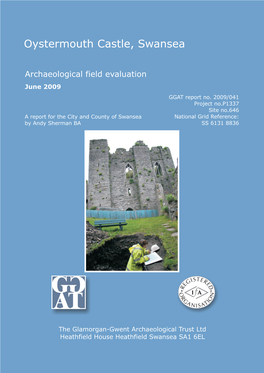 Oystermouth Castle Evaluation 2009