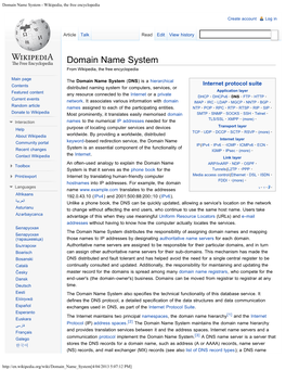 Domain Name System - Wikipedia, the Free Encyclopedia