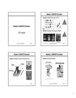 MOSFET Evolution