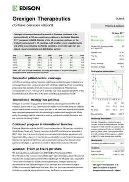 Orexigen Therapeutics Outlook