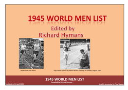 1945 World Men List