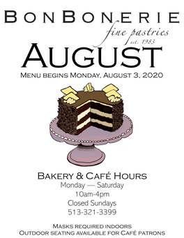 Bakery & Café Hours