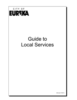 Guide to Local Services (PDF)