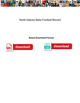 North Dakota State Football Record