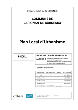 Plan Local D'urbanisme