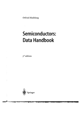 Sem Icond Uctors: Data Handbook