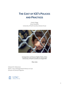 The Cost of Ice's Policies and Practices