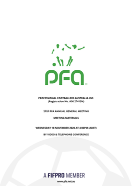 1. PFA AGM Meeting Materials 2020