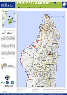 REPUBLIC of MADAGASCAR AÆ Floods