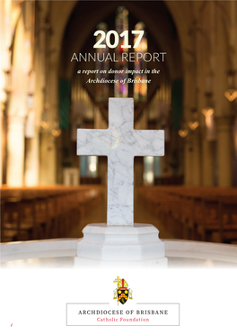 A Report on Donor Impact in the Archdiocese of Brisbane