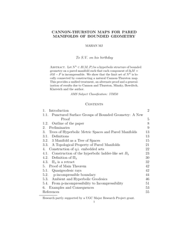 Cannon-Thurston Maps for Pared Manifolds of Bounded Geometry