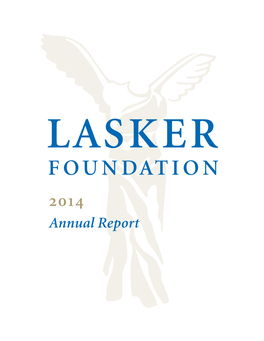 2014 Annual Report Letter from the CHAIR and President