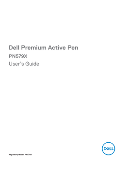 Dell Premium Active Pen PN579X User's Guide