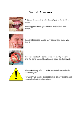 Dental Abscess