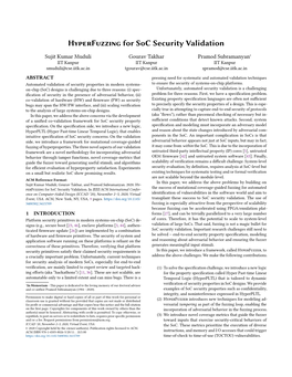 Hyperfuzzing for Soc Security Validation