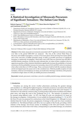 A Statistical Investigation of Mesoscale Precursors of Significant