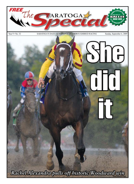 FREE Rachel Alexandra Pulls Off Historic Woodward