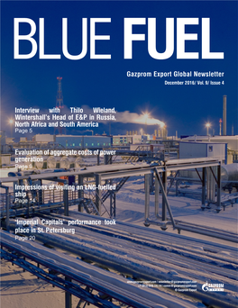 Gazprom Export Global Newsletter December 2016/ Vol