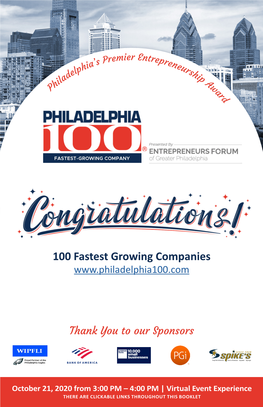 100 Fastest Growing Companies