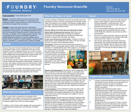 Foundry Vancouver-Granville Address: 1260 Granville St, Vancouver, BC V6Z 1M4