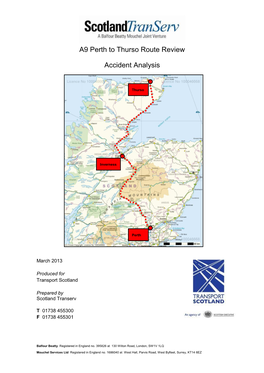 A9 Perth to Thurso Route Review Accident Analysis