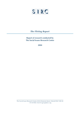 The Flirting Report