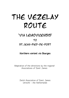 The Vezelay Route