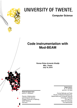Code Instrumentation with Mod-BEAM
