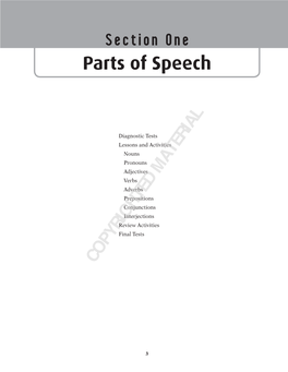 Parts of Speech