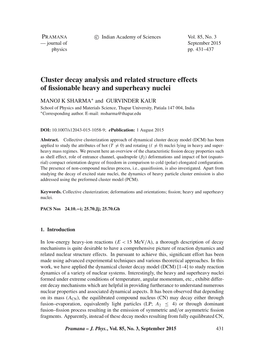 Cluster Decay Analysis and Related Structure Effects of ﬁssionable Heavy and Superheavy Nuclei