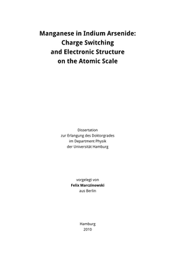 Manganese in Indium Arsenide: Charge Switching and Electronic Structure on the Atomic Scale