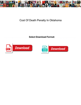 Cost of Death Penalty in Oklahoma