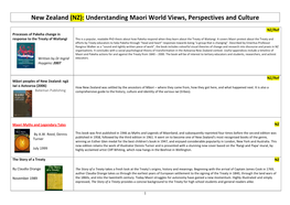 New Zealand (NZ): Understanding Maori World Views, Perspectives and Culture