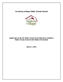 Academy of Hope Public Charter School