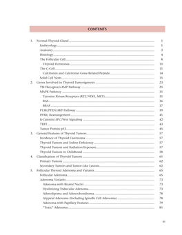 Table of Contents