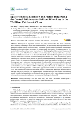 Spatio-Temporal Evolution and Factors Influencing the Control Efficiency