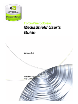 Mediashield User's Guide