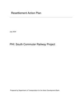 52220-001: South Commuter Railway Project