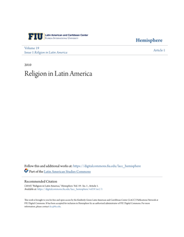 Religion in Latin America