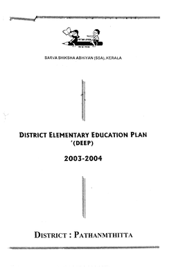 District Elementary Education Plan (Deep)