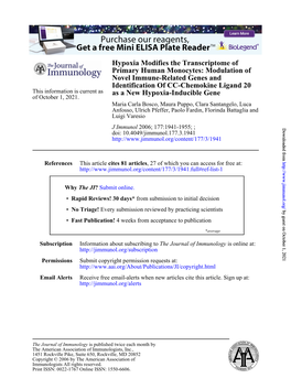 As a New Hypoxia-Inducible Gene of October 1, 2021