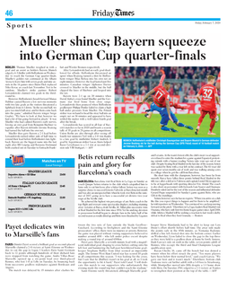 Bayern Squeeze Into German Cup Quarter-Finals