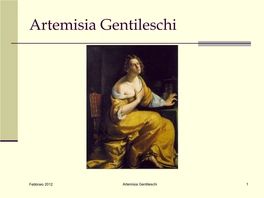 Artemisia Gentileschi