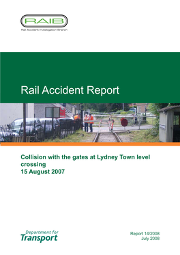 Rail Accident Report