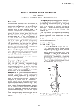 History of Strings with Horns: a Study Overview