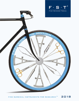Fine Surgical Instruments for Researchtm 2018