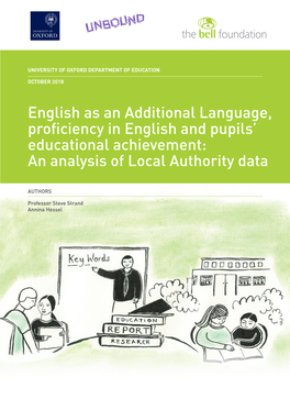 English As an Additional Language, Proficiency in English and Pupils' Educational Achievement