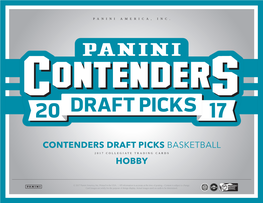 Contenders Draft Picks Basketball Hobby