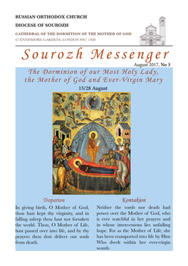 SOUROZH MESSENGER No. 3