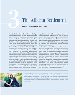 3The Alberta Settlement
